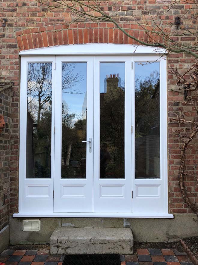double opening French doors, Highgate, N10